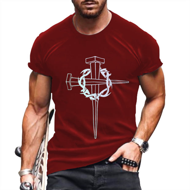 Men's printed short sleeves t-shirts