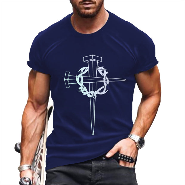 Men's printed short sleeves t-shirts