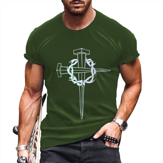 Men's printed short sleeves t-shirts