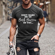 Men's letters printed short sleeves t-shirts