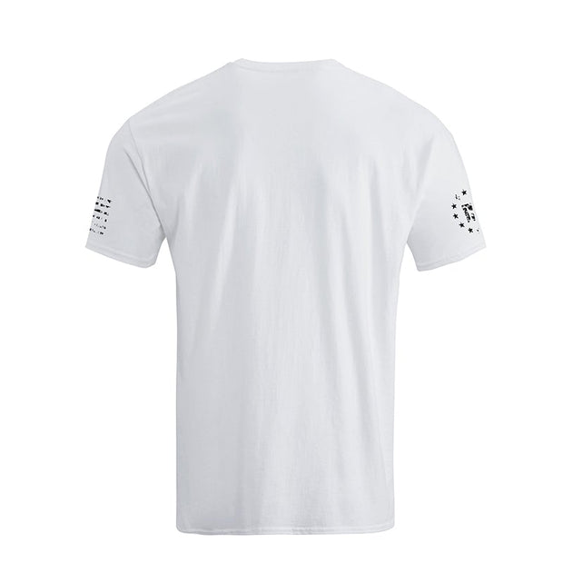 T-Shirt mit Grafik mit amerikanischer Flagge und Kreuz-Overlay für Herren