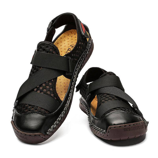 Men's Casual Beach Breathable Plus Size Sandals - Libiyi