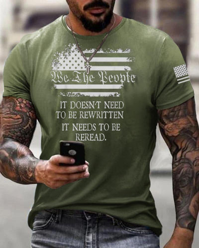 Lässiges T-Shirt für Herren-011901